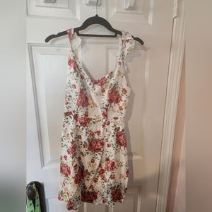 WAYF White Floral Dress - Size S